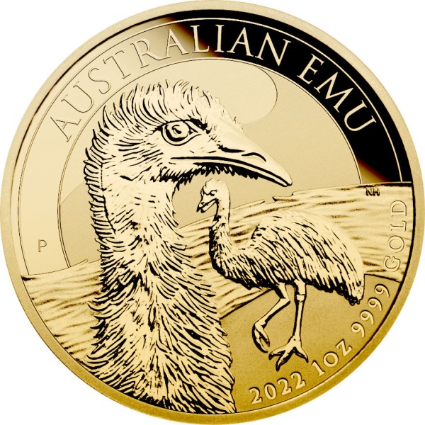 1 oz Gold Australien Emu 2022