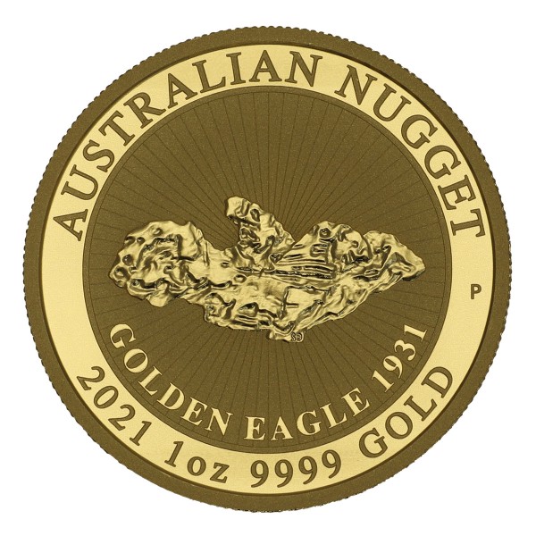 1 oz Gold Australian-Nugget "Gold_Eagle_1931"
