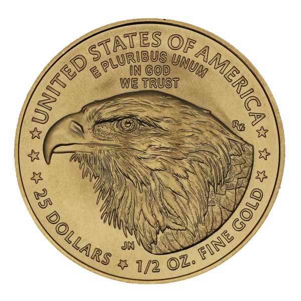 1/2 oz Gold American Eagle 2021 " Type 2"