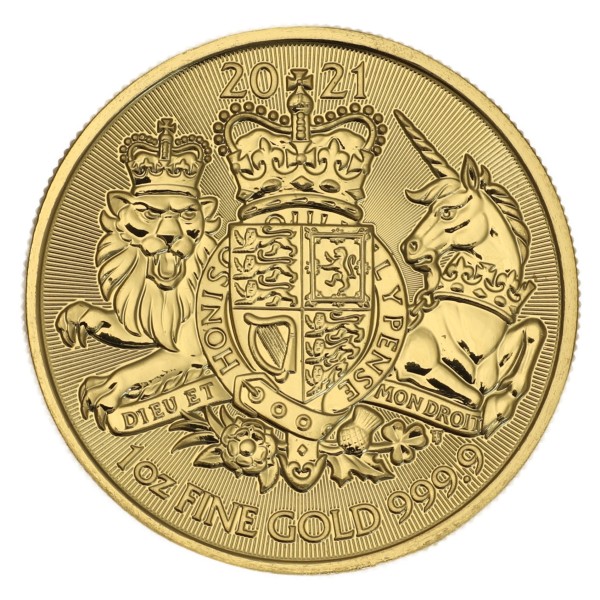 1 oz Gold The Royal Arms 2020