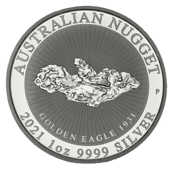 1 oz Silber Nugget-Golden Eagle 2021